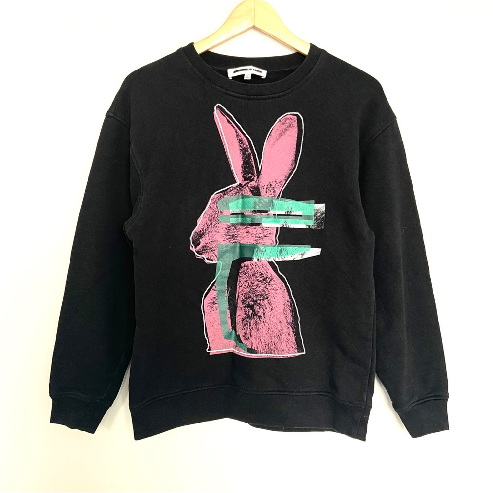 Alexander McQueen sweatshirt with a bunny graphic